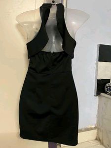 pinterest Chic Black Halter Dress