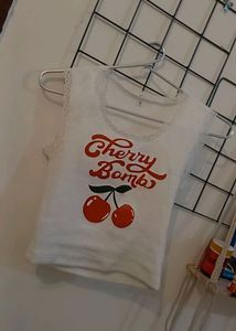 Cherry Bomb Crop Top
