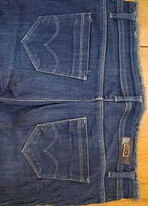 Ripped Blue Denim Jeans women