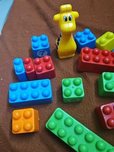 Kids Building Blocks &amp; Giraffe