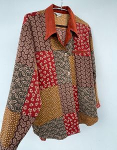 🌈Vintage Patchwork Shirt 🎀
