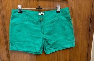 St John&#39;s Bay Bottle Green Shorts