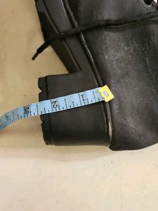Black Velvet Boots - Size 7 (UK)