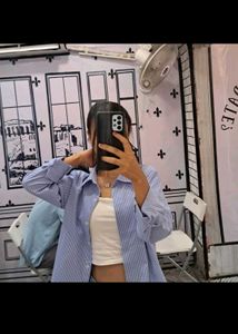 Blue Striped Button Down