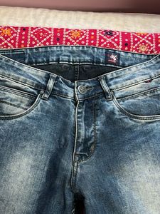 Acid Wash Denim Jeans
