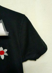 Trendy New Black Cotton Top For Women