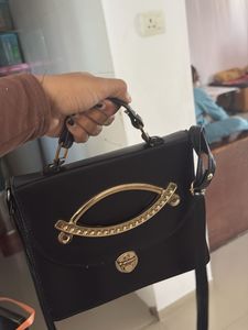 Black &amp; Gold Accent Bag
