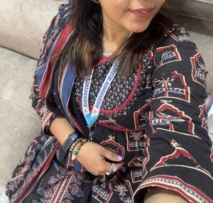 Elegant Printed Kurta Dress set