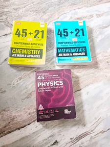 MTG maths + chem and Errorless Phy (₹1950)