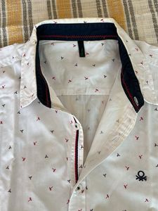 Benetton Patterned Shirt