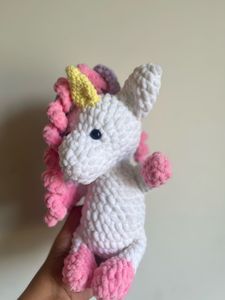 Unicorn Plushie Crochet Handmade