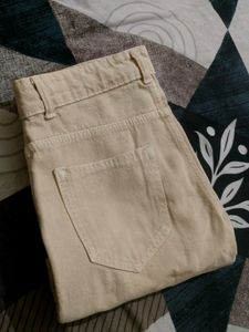 Off White Cargo Denim Jeans