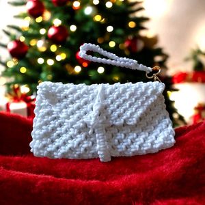 Handmade Macrame Clutch