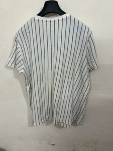 Striped &#39;Change&#39; T-shirt