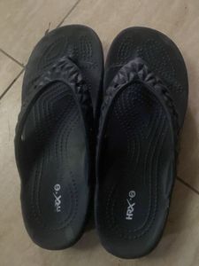 HRX Black Flip Flops