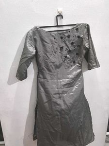 Grey Colour Kurti