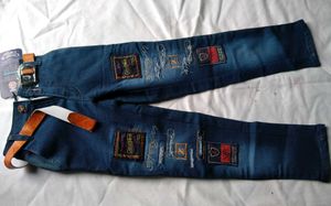 Cloud-9 Cargo Jeans - Embellished Denim