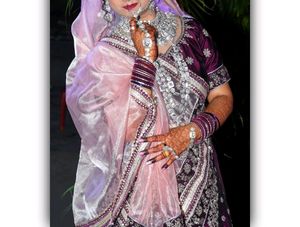 Heavy Bridal Lehanga Set (Wine)