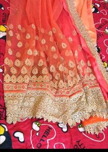 Wedding Wear Pretty Saree With Stitched Blouse