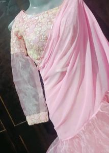 Trendy Frill Organza Saree🤩, From Instagram