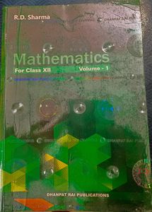 (Vol-1 &amp;2)RD Sharma Mathematics for class 12