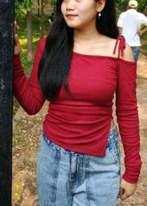 Red Korean Top ❤️