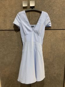 Zara Light Blue Mini Dress