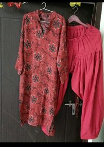 Floral Print Kurta Set