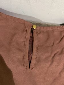 peach fabcy top