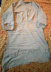 Zudio New Shirt Style Embriodery GREY TOP