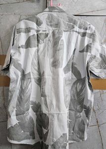 H&amp;M Grey Patterned Shirt