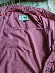 Unique Pink Graphic Print Shirt