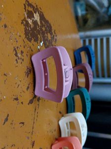 Assorted Hair Claw Clips - Set of 6