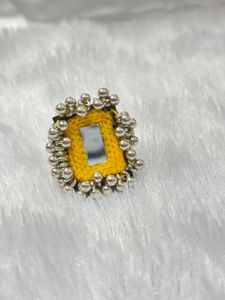 Yellow Decorative Ring