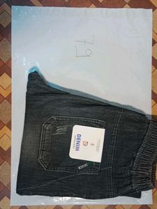 Comfy Black Denim Joggers