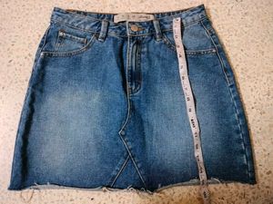 Denim Mini Skirt