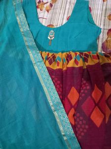 2 In1 Dress(saree +gown)