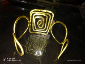 Golden Brass Vintage Arm Cuff