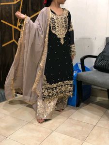 Elegant Embroidered Kurta Set