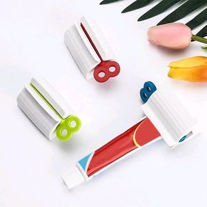 Rolling Tube Toothpaste Squeezer Toothpaste Seat Holder Stand Rotate Toothpaste Dispenser
