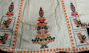 Embroidery Top And Bottom of Pant