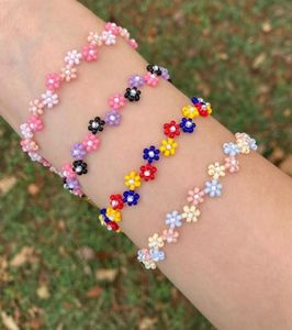 Flower Beaded Bracelet