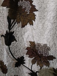 Floral Print Curtain