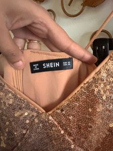 Beautiful Shien Sequins Party wear Dress