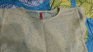 Yellow Front Tying Top