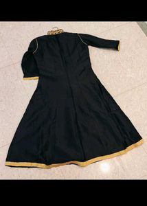 Ethnic Kurta With Skirt, Dupatta &amp; Chudidar Pajama
