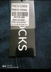 Blue Denim Cargo Jeans