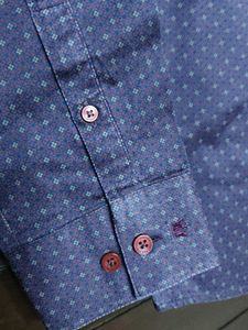 Louis Philippe Men Slimfit Stylish Patterned Shirt