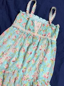 Floral Print Mini Dress