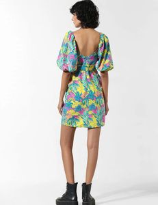 Tropical Print Dress